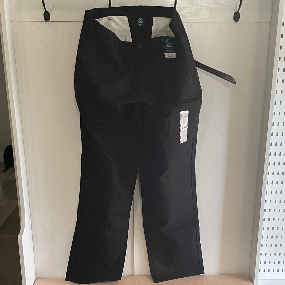 George Men's Classic Black Dress Pants